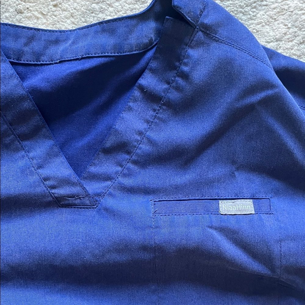 Blue Scrub Set - Picture 2 of 3